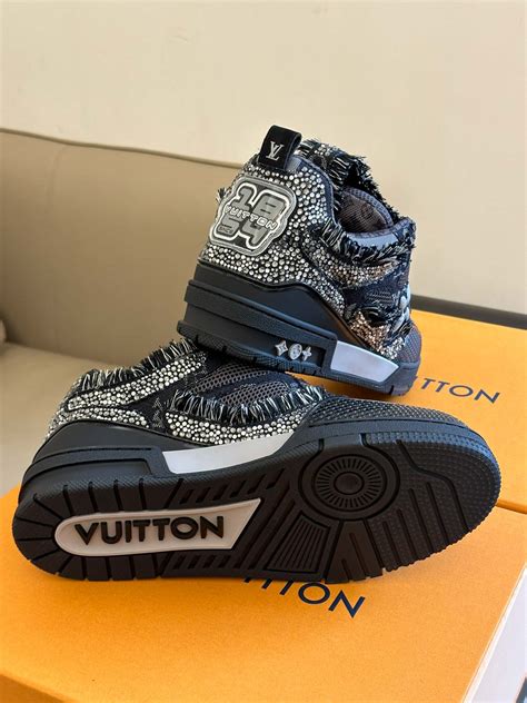 Louis Vuitton Skate Trainer Nero Swarovski Monogran .